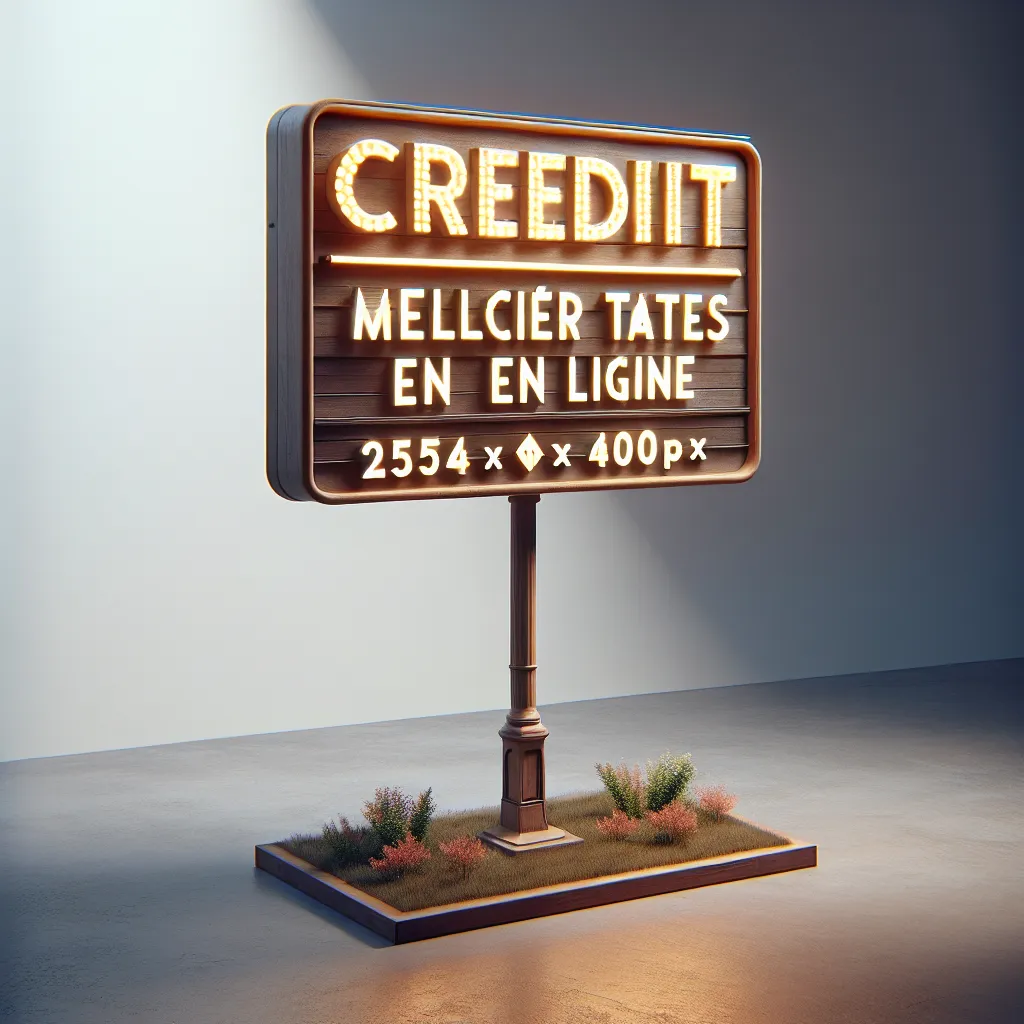 Crédit Meilleur Taux En Ligne
