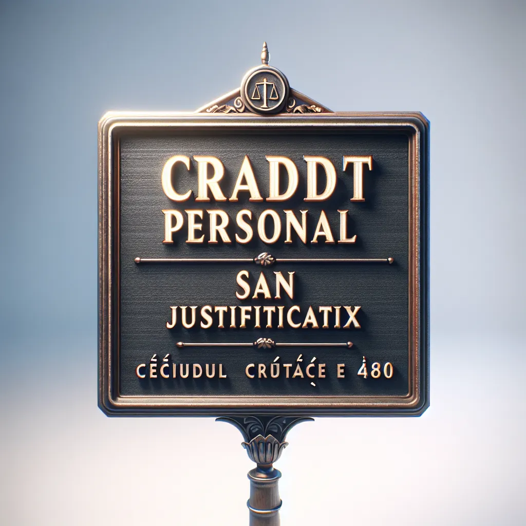 Crédit Personnel Sans Justificatif