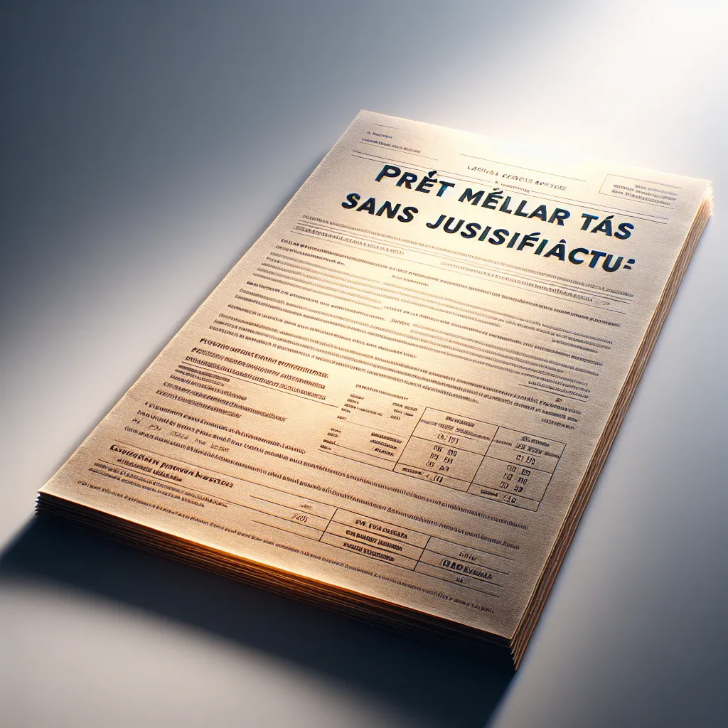 Prêt Meilleur Taux Sans Justificatif