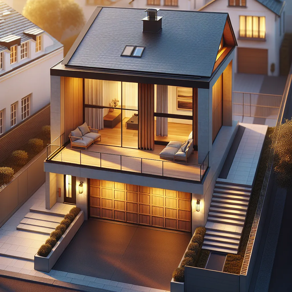 Maison Clé Sur Porte Avec Garage Intégré