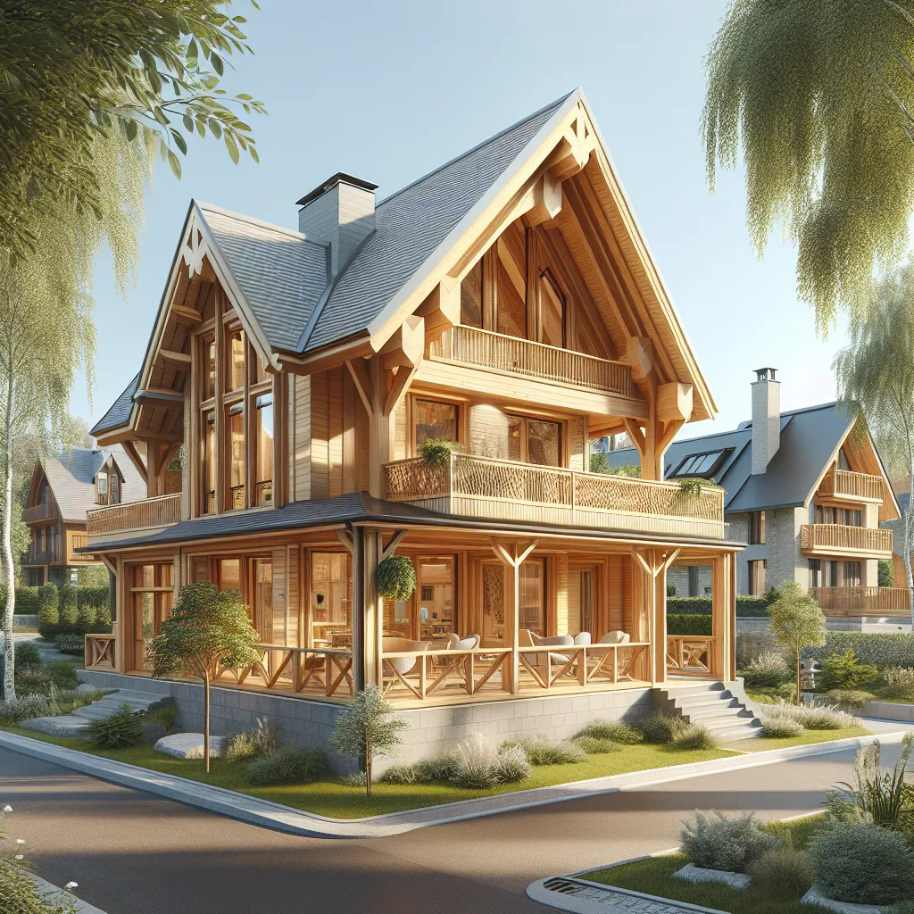 Maison Clé Sur Porte Ossature Bois à Houffalize