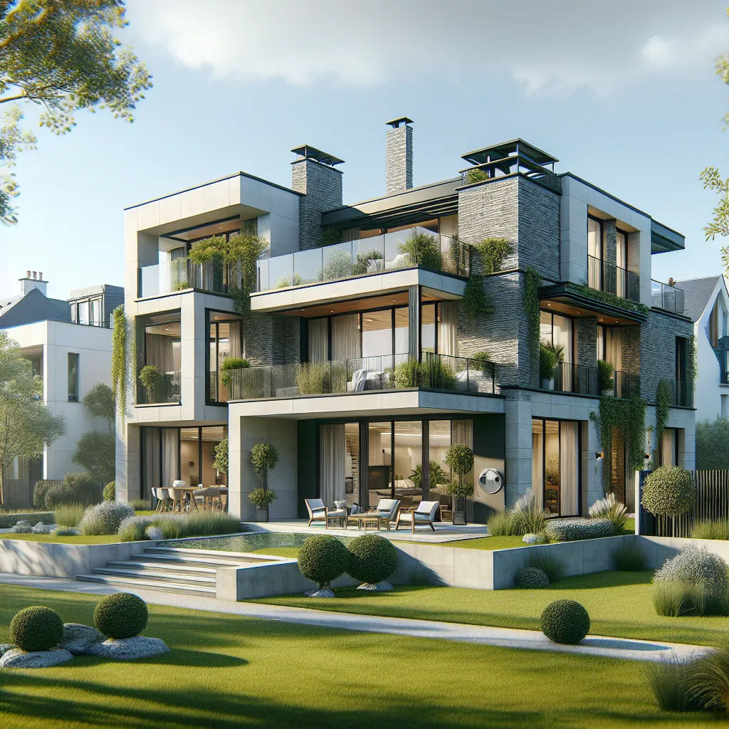 Maison Clé Sur Porte Ossature Bois à Saint-amand