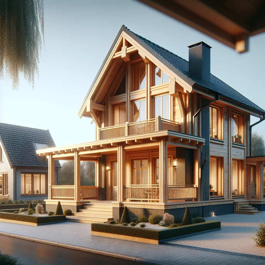 Maison Clé Sur Porte Ossature Bois Belgique