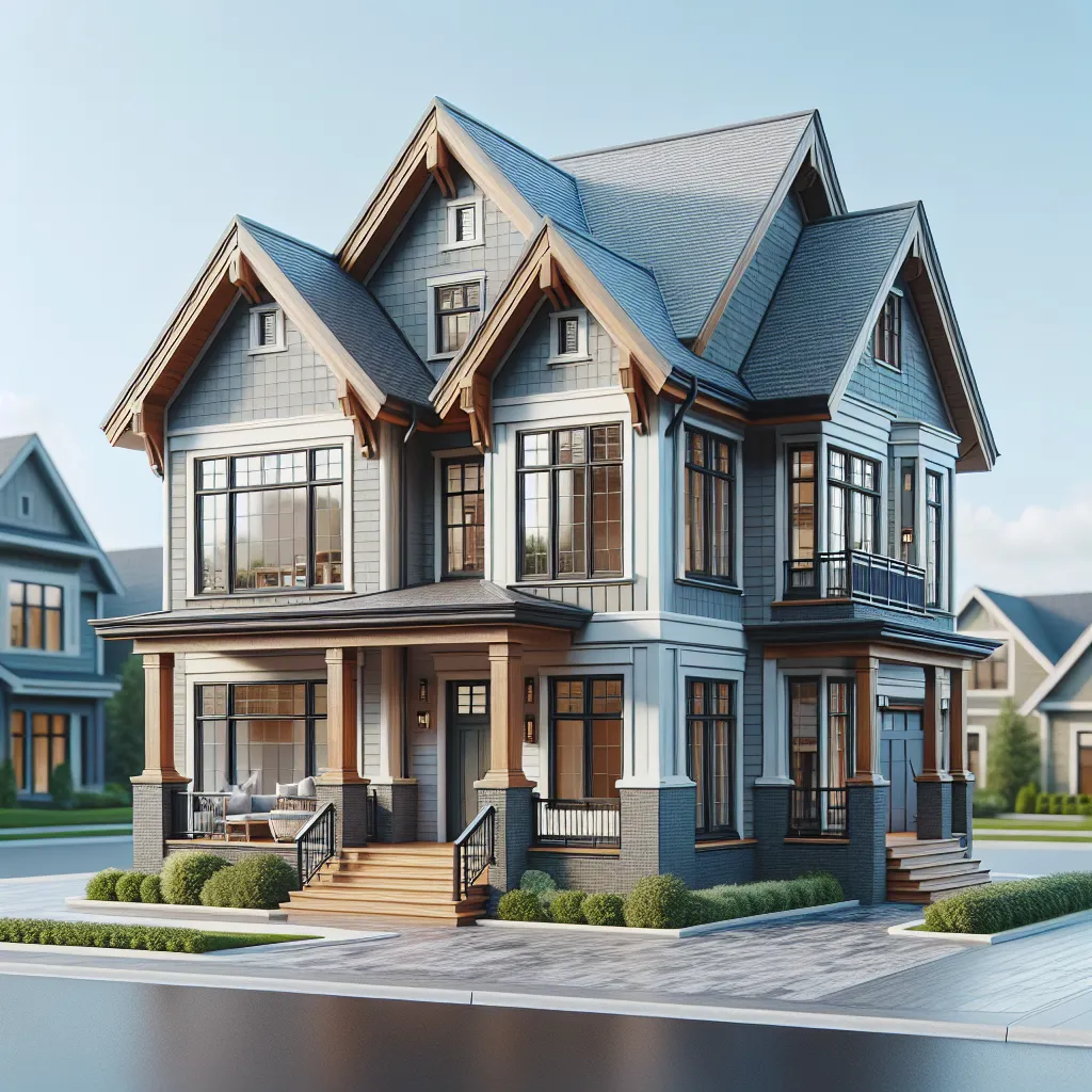 Modèle Maison Clé Sur Porte 4 Façades