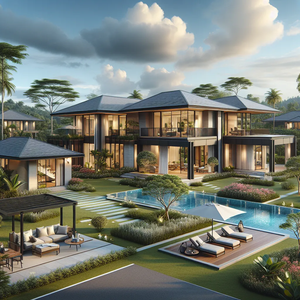 Plan Maison Clé Sur Porte Avec Espace De Vie Spacieux