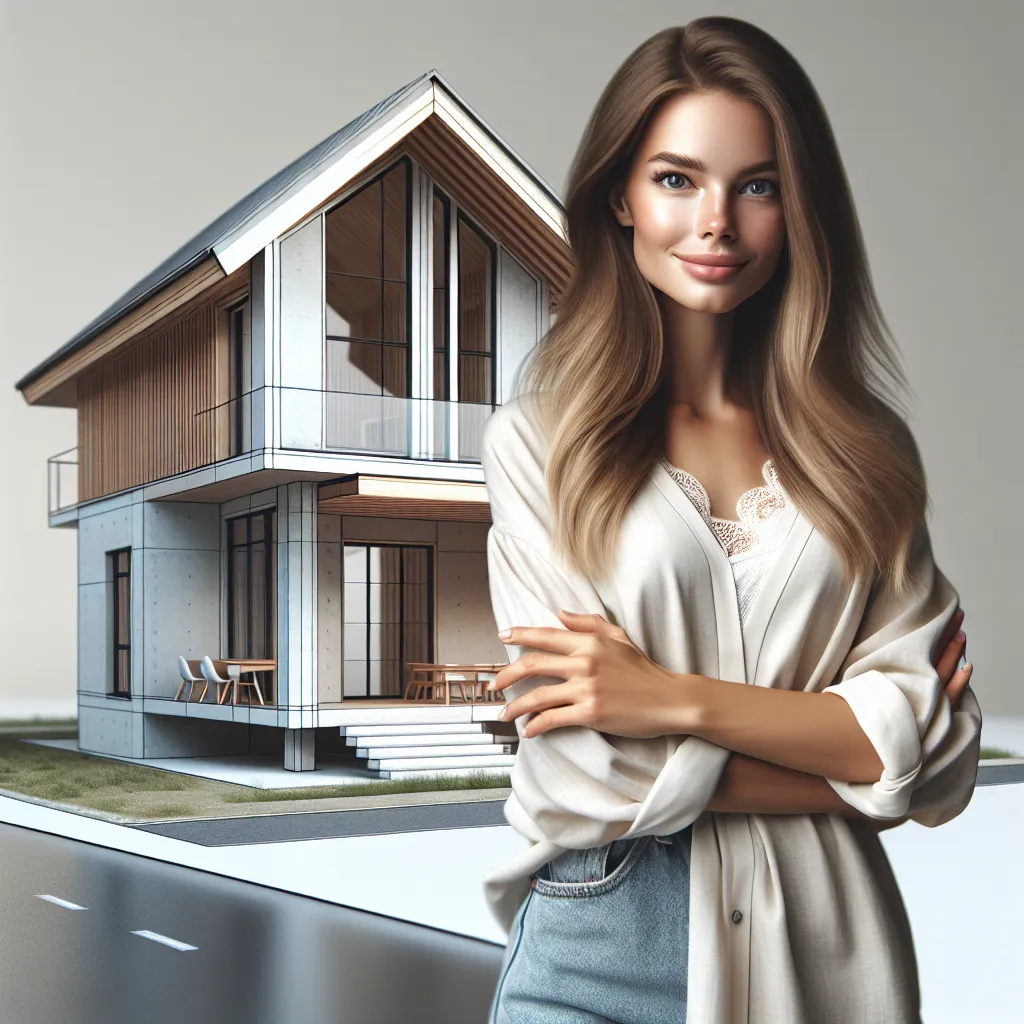 Plan Maison Clé Sur Porte Moderne